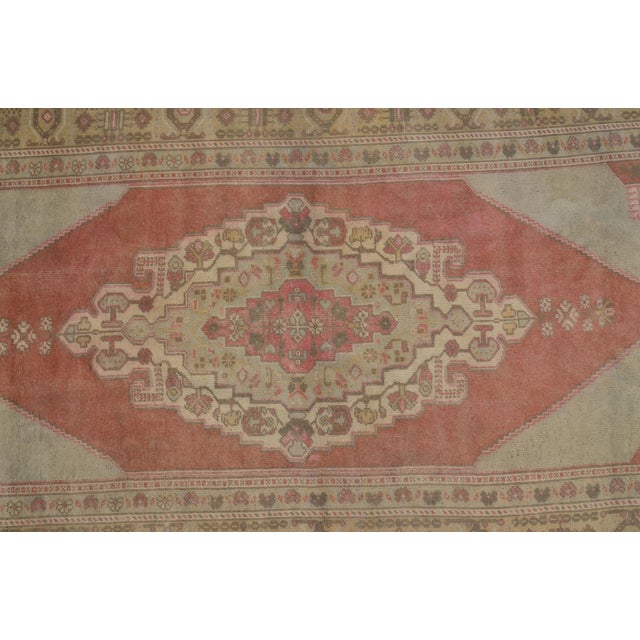 1960s 1960s Turkish Wool Handknotted Area Carpet For Sale - Image 5 of 7