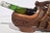 Wood Early 20th Century French Black Forest Carved Walnut Clog Wine Holder For Sale - Image 7 of 8