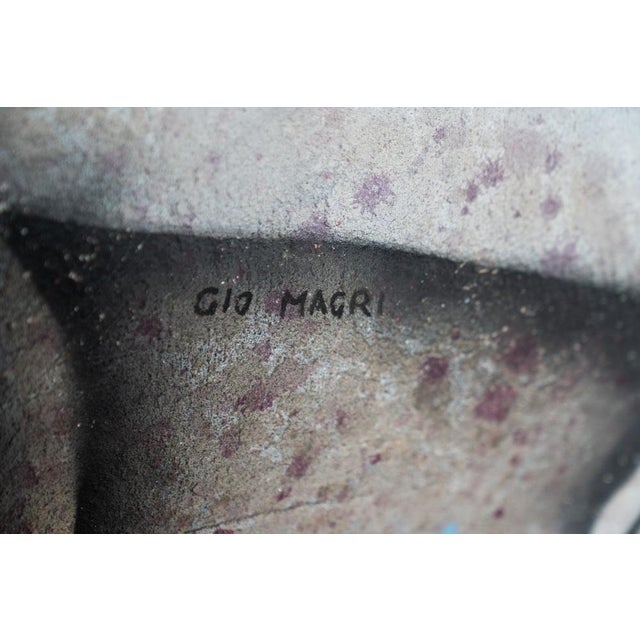 1970s Gio Magri, Leoni di Venezia, 1970s, Canvas Paintings, Set of 2 For Sale - Image 5 of 18