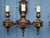 Vintage Rococo Revival Italian 3-Arm Wall Sconces, 1940s, Set of 2 For Sale - Image 9 of 15