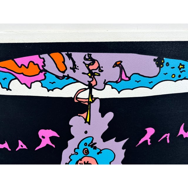Blue 1970s Peter Max Karma 50/100 For Sale - Image 8 of 12