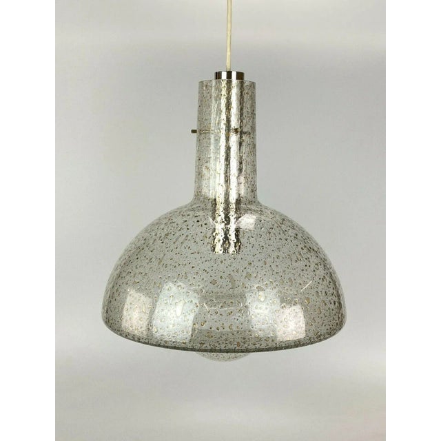 60s 70s Lamp Light Decense Lamp Hanging Lamp Temde Glass Space Age Design I have official proof of authenticity such as...