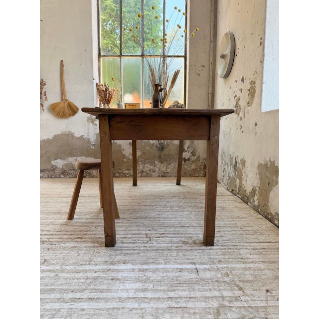 Cherry Farmhouse Table, 1950s For Sale - Image 10 of 18