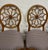 Wood Vintage George III Regency Hepplewhite Style Sunburst Spider Web Dining Chairs For Sale - Image 7 of 15