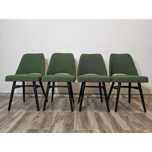 Dining Chairs by Radomir Hoffman for Ton, 1950s, Set of 4 For Sale - Image 16 of 18