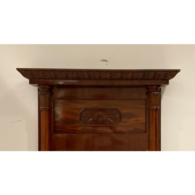 Danish Empire Mahogany Mirror Circa 1840 For Sale - Image 4 of 7