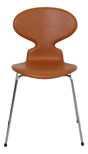 Ant Chair in Cognac Leather by Arne Jacobsen, 2000s