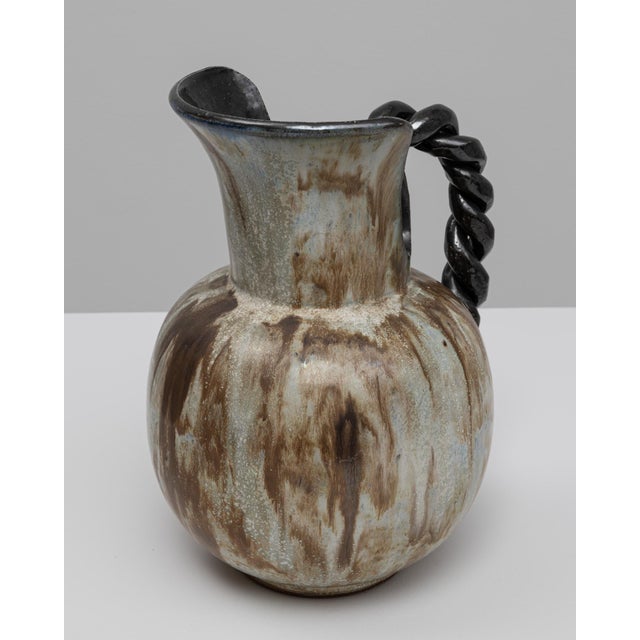 20th Century Belgian Ceramic Vase For Sale - Image 4 of 18