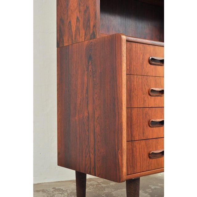 Vintage Danish Rosewood Bookcase, 1960s For Sale - Image 6 of 13