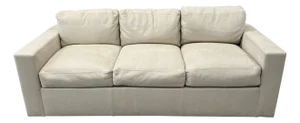 Sally Sirkin Lewis J Robert Scott Sofa in Beautiful Nubuck Leather Suede