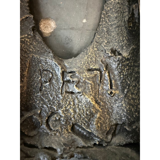 Brutalist 1960s Paul Evans Sculpted Bronze "Stalagmite" Coffee Table, Signed Brutalist MCM For Sale - Image 3 of 9