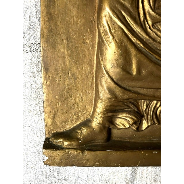 Antique Plaster Cast Relief of Gadiva For Sale - Image 4 of 16