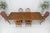 Late 20th Century Country French Parquetry Top Table 6 Dining Chairs 2X22" Extension Board Leafs For Sale - Image 5 of 17