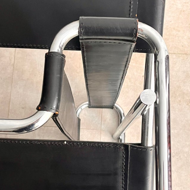 Wassily Armchairs by Marcel Breuer for Gavina, 1970s, Set of 2 For Sale - Image 12 of 18