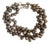 Late 20th Century Multi-Strand Baroque Freshwater Pearl Bracelet For Sale