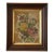 Antique Victorian Floral Theorem Painting on Velvet, Circa Late 19th Century For Sale