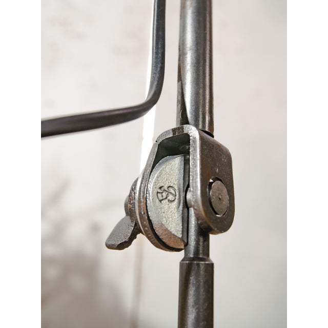 1920s Vintage German Bauhaus Task Desk Lamp with Enamel Shade from Rademacher, 1920s For Sale - Image 5 of 18