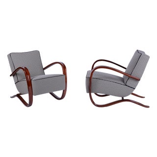 Art Deco H-269 Armchairs by J. Halabala for Up Závody, Czech, 1930s, Set of 2 For Sale