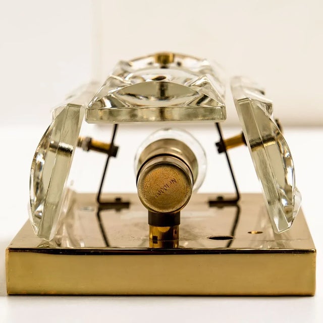 Crystal Glass Wall Light Fixtures from Bakalowits & Söhne for Kinkeldey, 1970s, Set of 2 For Sale - Image 10 of 13
