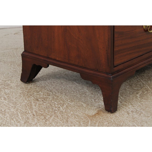 Antique 19th Century Chippendale Style Mahogany Chest on Chest For Sale - Image 10 of 12