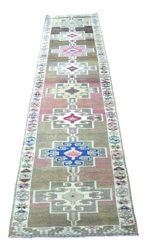 Vintage Bohemian Turkish Herki Runner