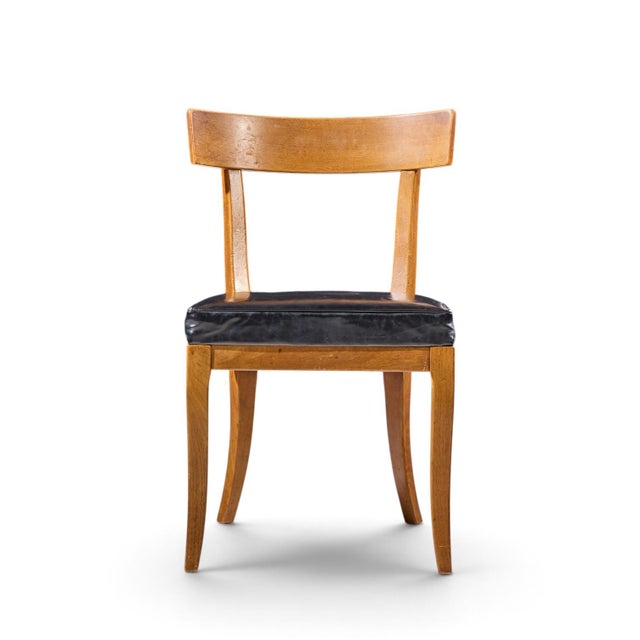 Late 20th Century Baker Milling Road Walnut Dining Chairs - Set of 6 For Sale - Image 5 of 10