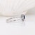 Ceylon Sapphire Ring W Earth Mined Diamonds in Solid 14k White Gold Oval 6x4mm, Size 6.75 For Sale - Image 4 of 10