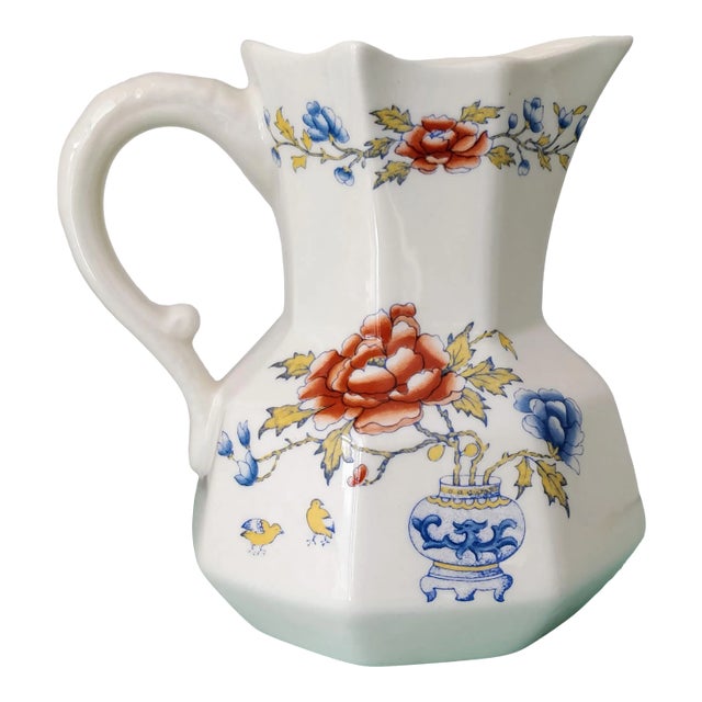 Ironstone Creamer Chinese Peony Masons For Sale