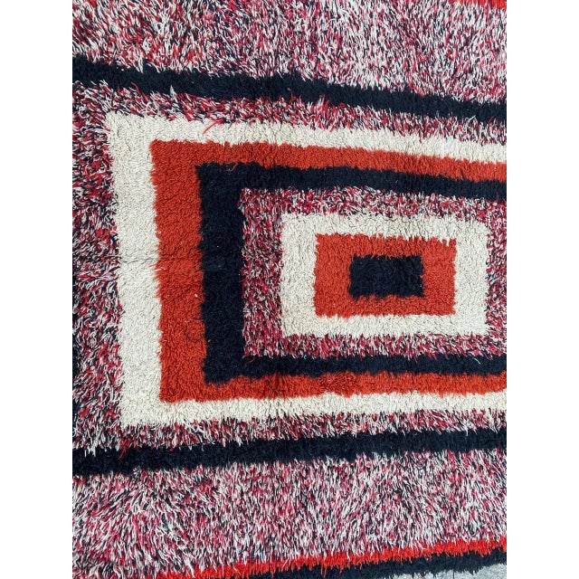 1940s Mid-Century French Art Deco Cogolin Rug For Sale - Image 5 of 13