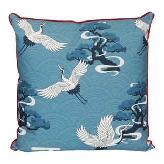 Blue & White Crain Pllows For Sale