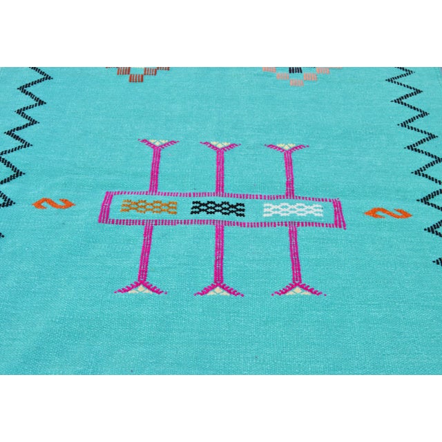 Contemporary Late 20th Century Vintage Moroccan Rug - 3' X 4'10'' For Sale - Image 3 of 5