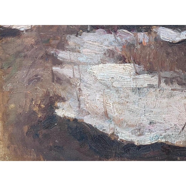 1970s Ukrainian Rural Landscape Painting, Impressionism, 1970s For Sale - Image 5 of 6