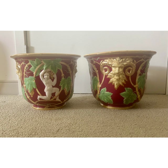 Vintage Neoclassical Planters, a Pair For Sale - Image 11 of 11