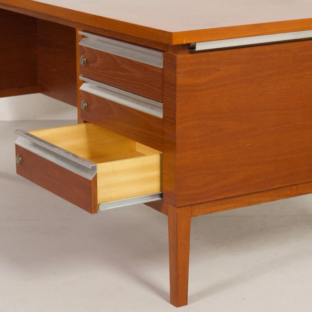 Mahogany Executive Desk, 1970s For Sale - Image 11 of 14