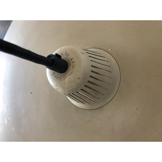 White 1960s Bergboms Scandinavian Large Pendant For Sale - Image 8 of 10