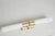 Vintage Italian Murano Glass and Brass Wall Sconce, 1960s For Sale - Image 10 of 11