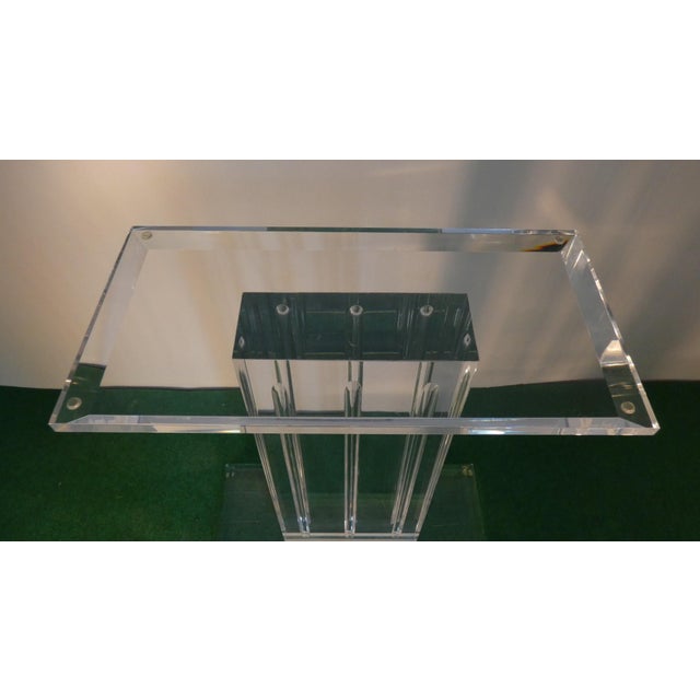 Vintage Sculptural Base for Acrylic Glass Table, Italy, 2000 For Sale - Image 4 of 16