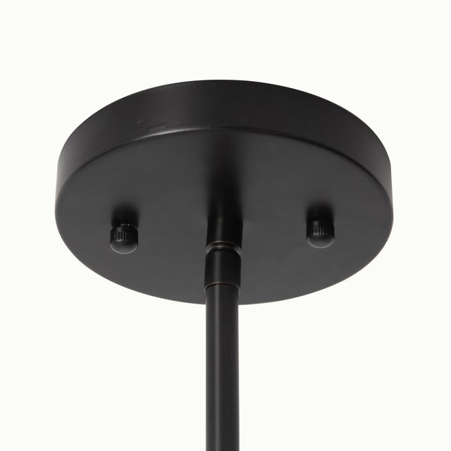 Wood Lodi Pendant Light 10"d Small - Matte Black, Walnut For Sale - Image 7 of 8