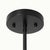Wood Lodi Pendant Light 10"d Small - Matte Black, Walnut For Sale - Image 7 of 8