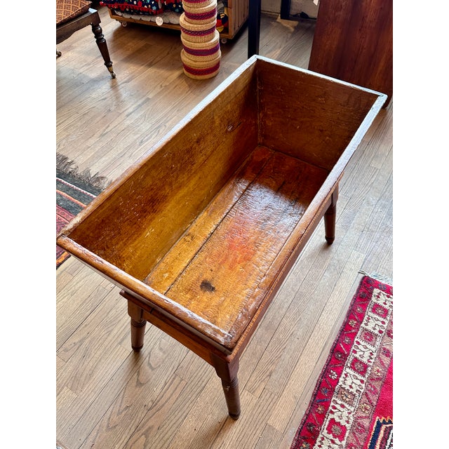 Late 19th Century Late 19th Century Antique Dough Box Side Table For Sale - Image 5 of 11