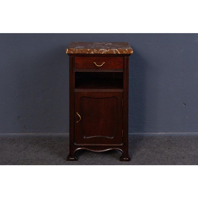 Bedside Tables in Mahogany and Pine, Set of 2 For Sale - Image 3 of 18