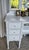 Wood Vintage Vanity 3 Mirrors, 1930's, White Romantic Style For Sale - Image 7 of 16