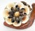 Vintage Folk Art Cement Snail Figurine With Seashell Floral Shell – Coastal Paperweight Decor For Sale - Image 9 of 11