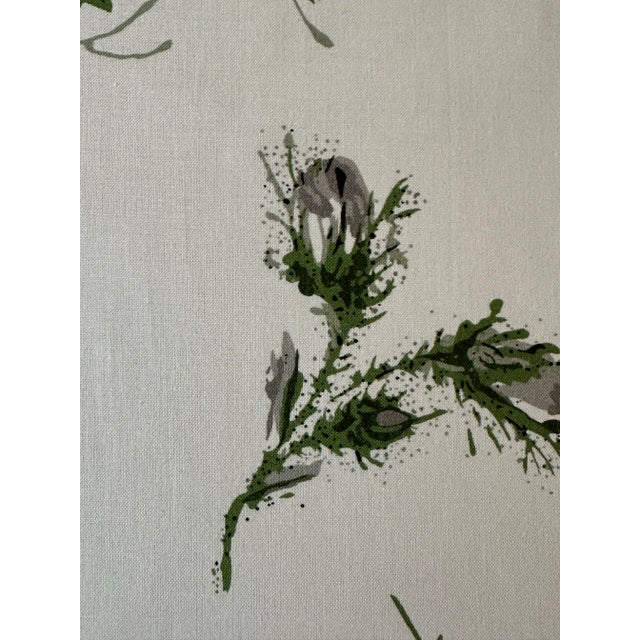 2020s Lisa Fine Textiles Arabella Cotton Chintz Fabric in Forest Mist 4 Yards For Sale - Image 5 of 7