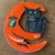 Vintage Halloween Style Cat on a Handsome Moon, made by Local Folk Artist. Each side has its own personality. Made from...