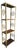 Vintage 76” Postmodern Sculptural Iron Etagere With Spiral Motifs For Sale