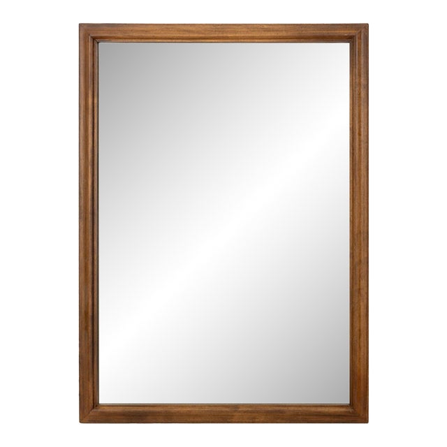 Conant Ball Mid-Century Modern Walnut Framed Mirror For Sale