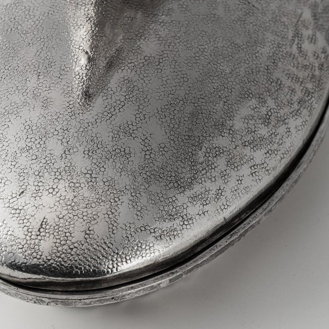 Vintage Italian Silver Plated Serving Platter by Franco Lapini, 1970 For Sale - Image 9 of 16