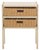 Rozalyn 2 Drawer Accent Table in Sand For Sale - Image 9 of 9