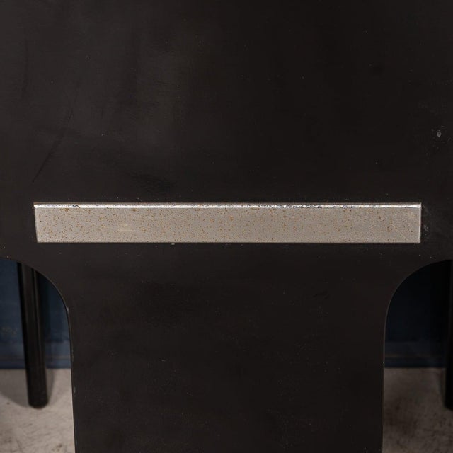 20th Century Lacquered Wood Games Table & Chairs by Pierluigi Molinari for Pozzi, Milan, 1970, Set of 5 For Sale - Image 15 of 18